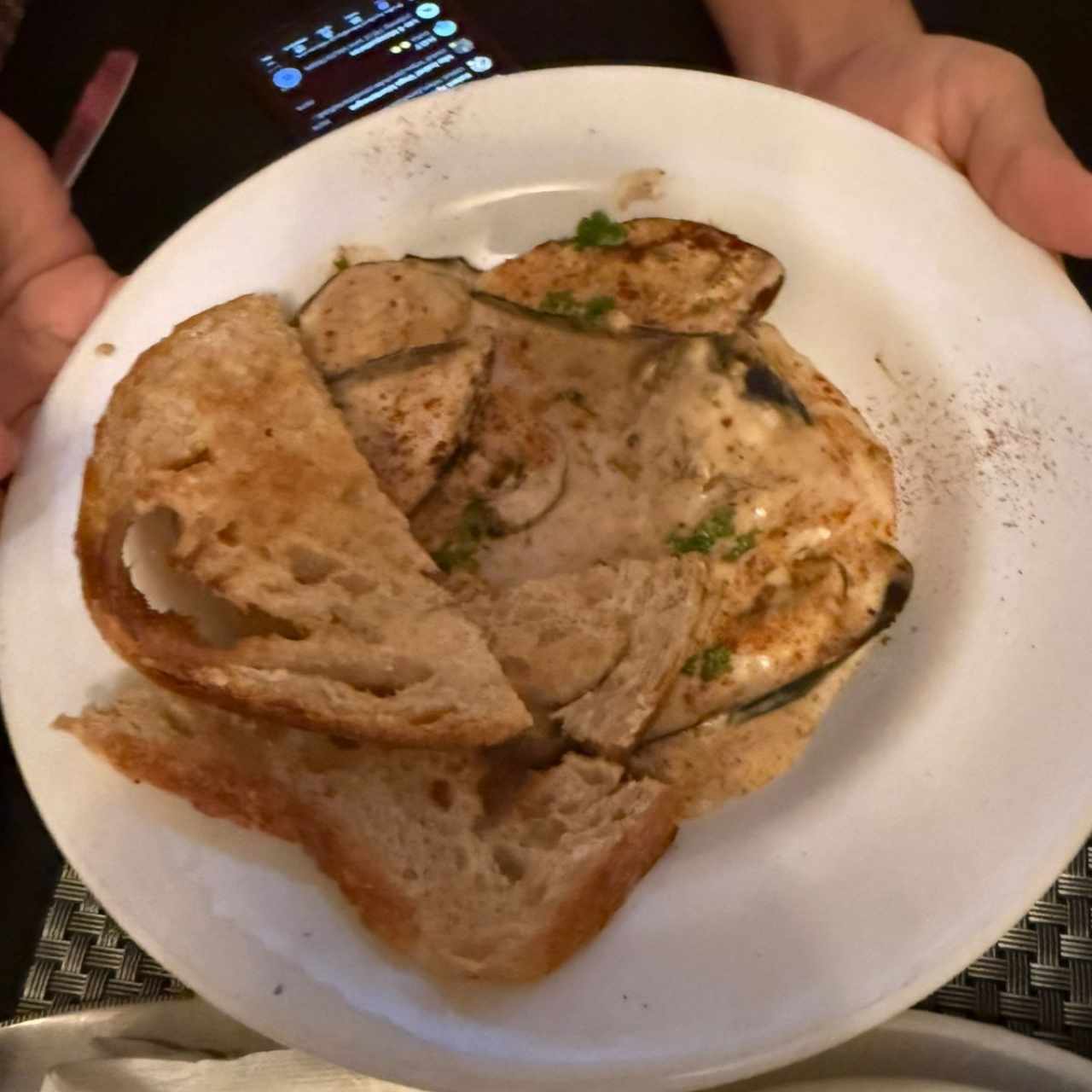Mejollones al ajillo