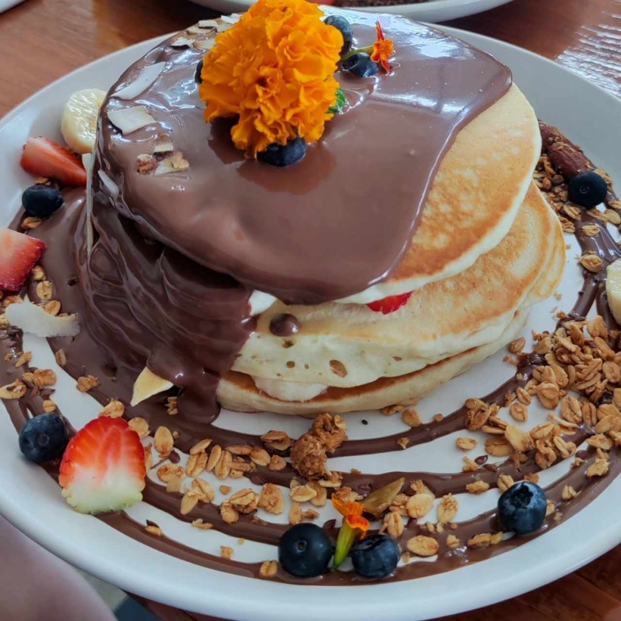 pancakes de Nutella
