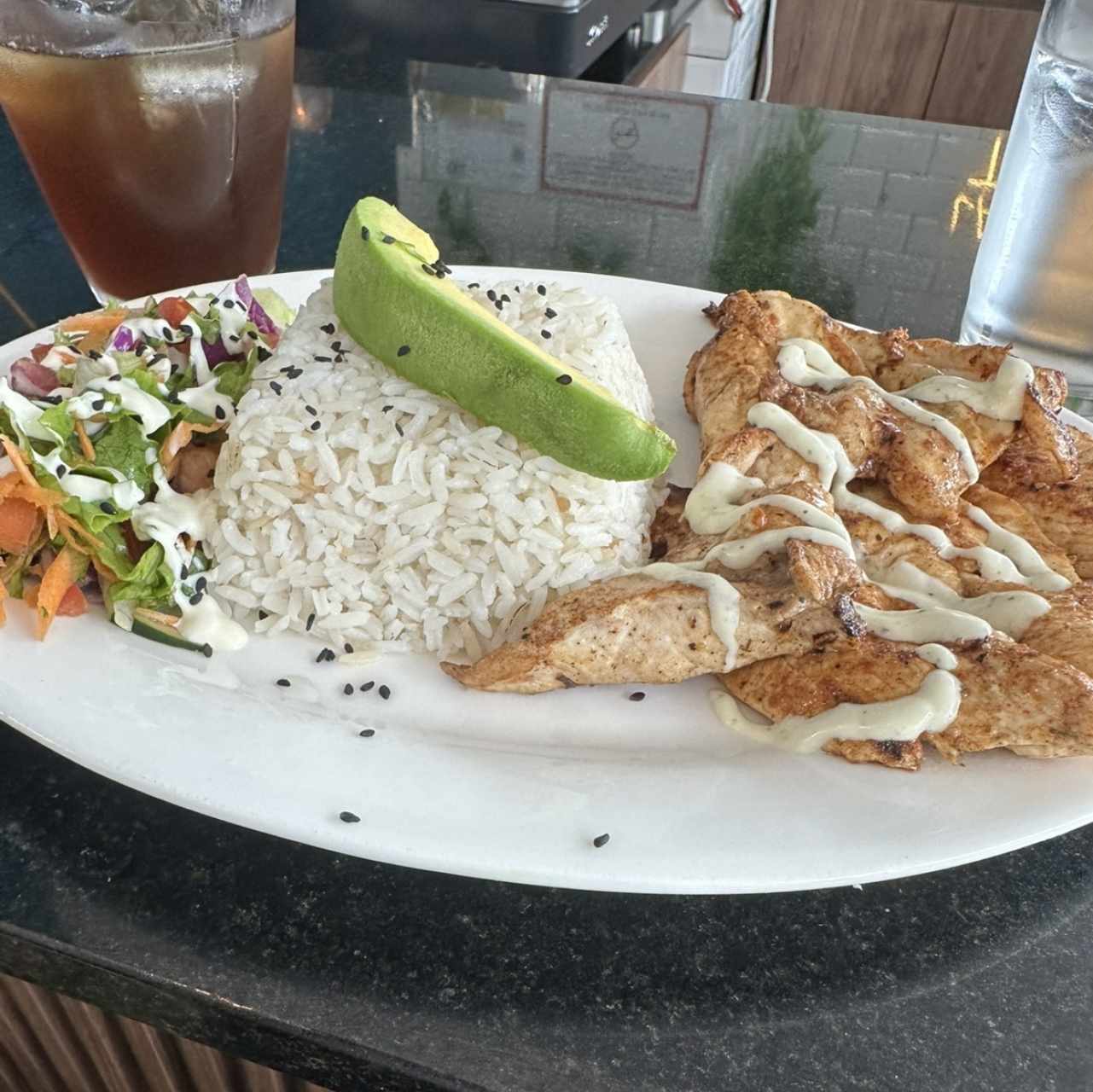 Pollo a la plancha - menu ejecutivo