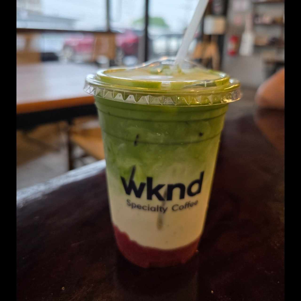 Strawberry matcha