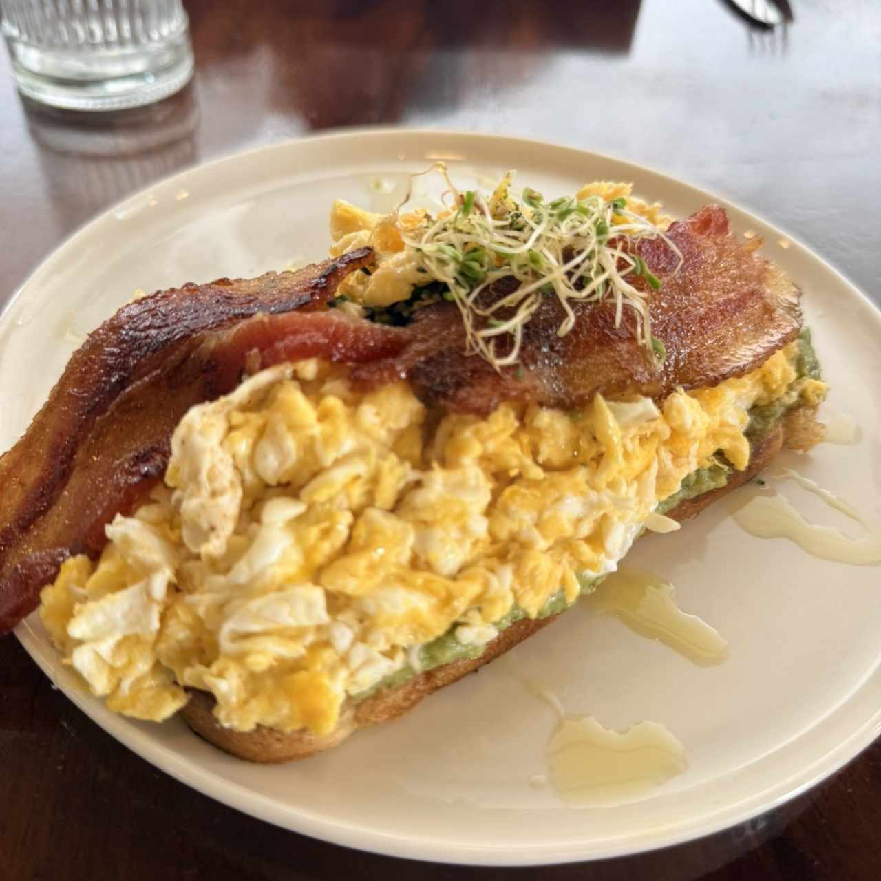 Miso avocado toast 