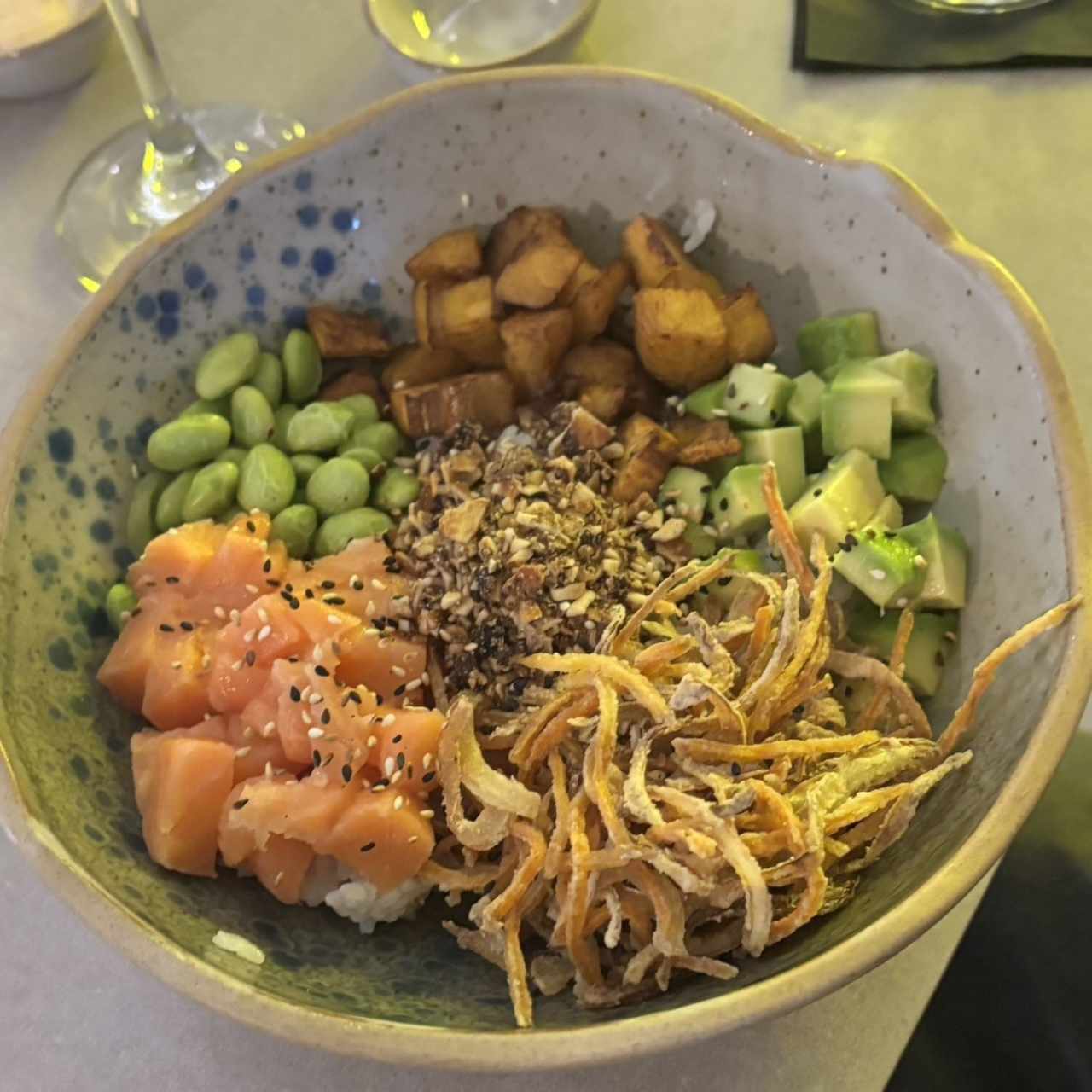 Salmon poke