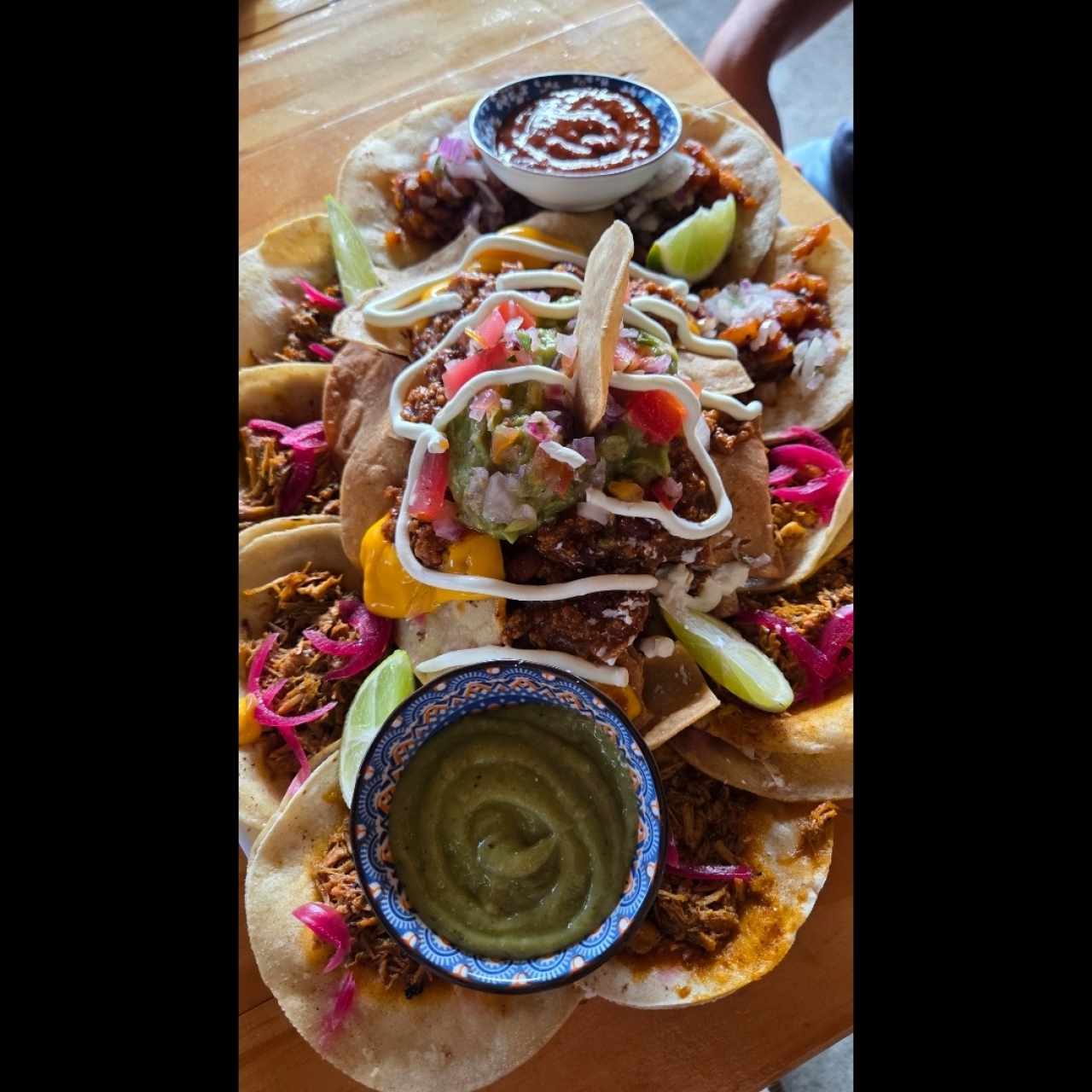Bandeja de tacos mixtos