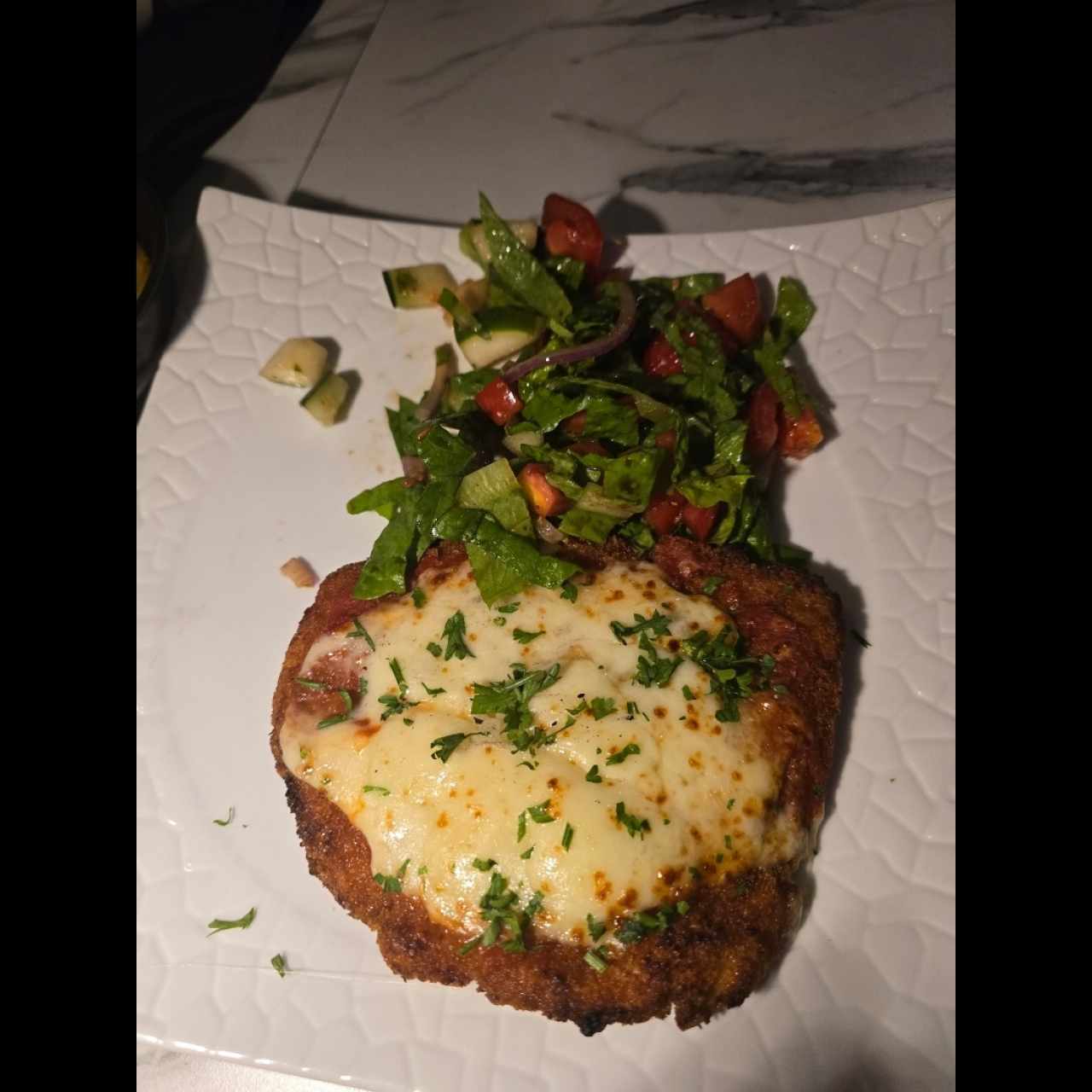 milanesa de pollo