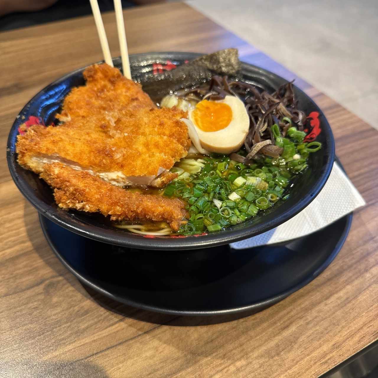 Chickenkatsu shoyu ramen