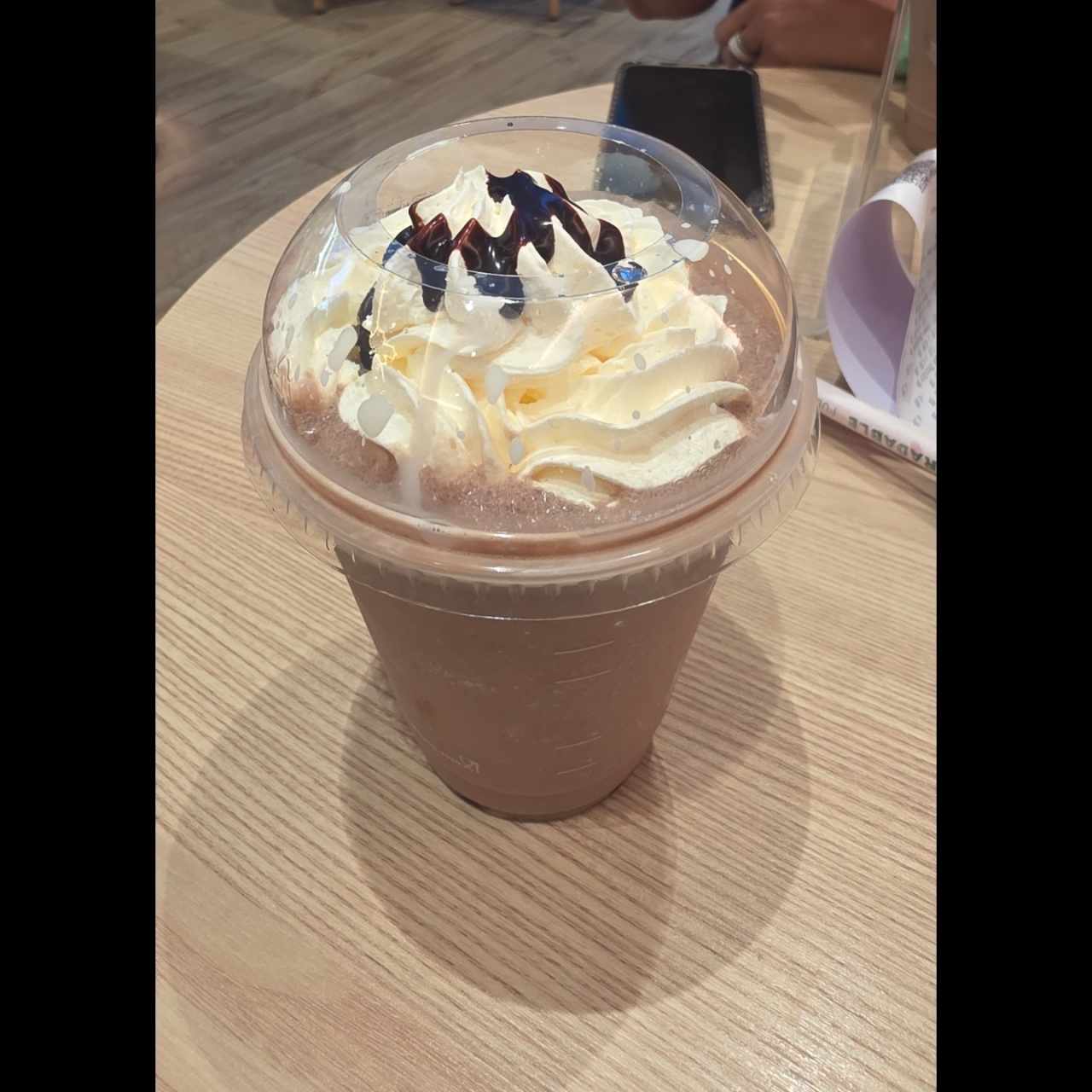 frappe de chocolate