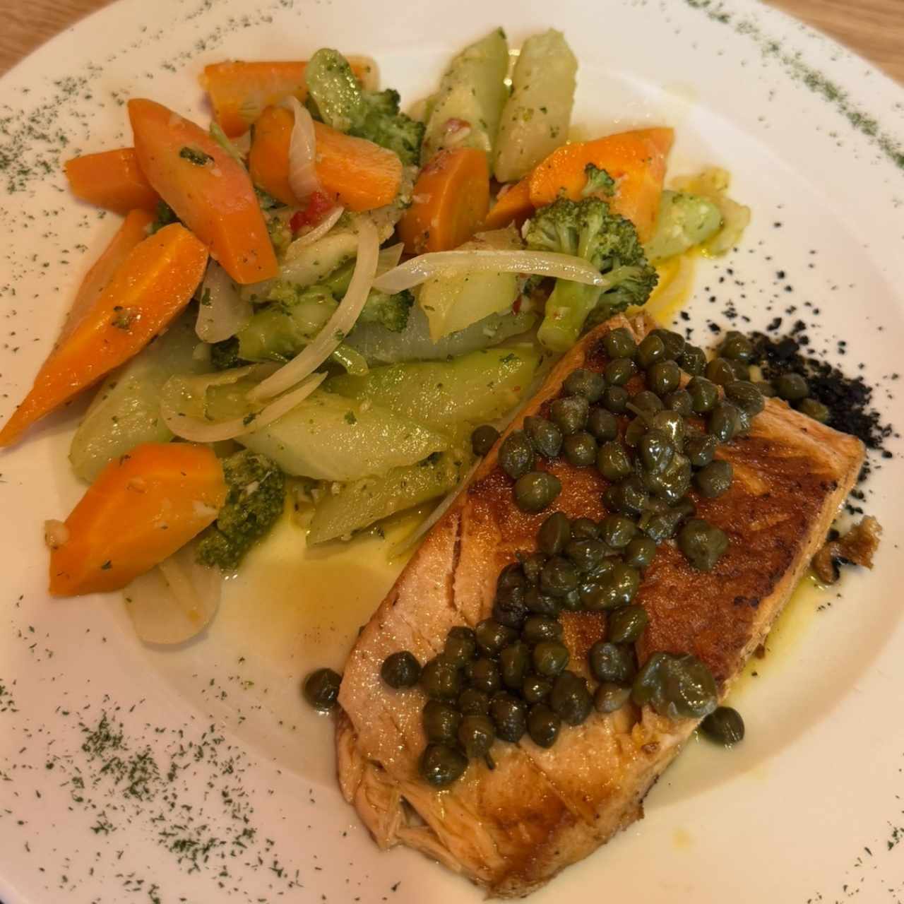 Salmon a la Mantequilla