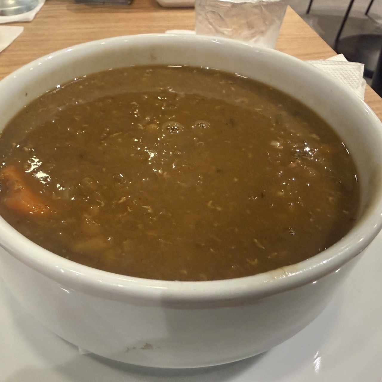 Sopa de lentejas