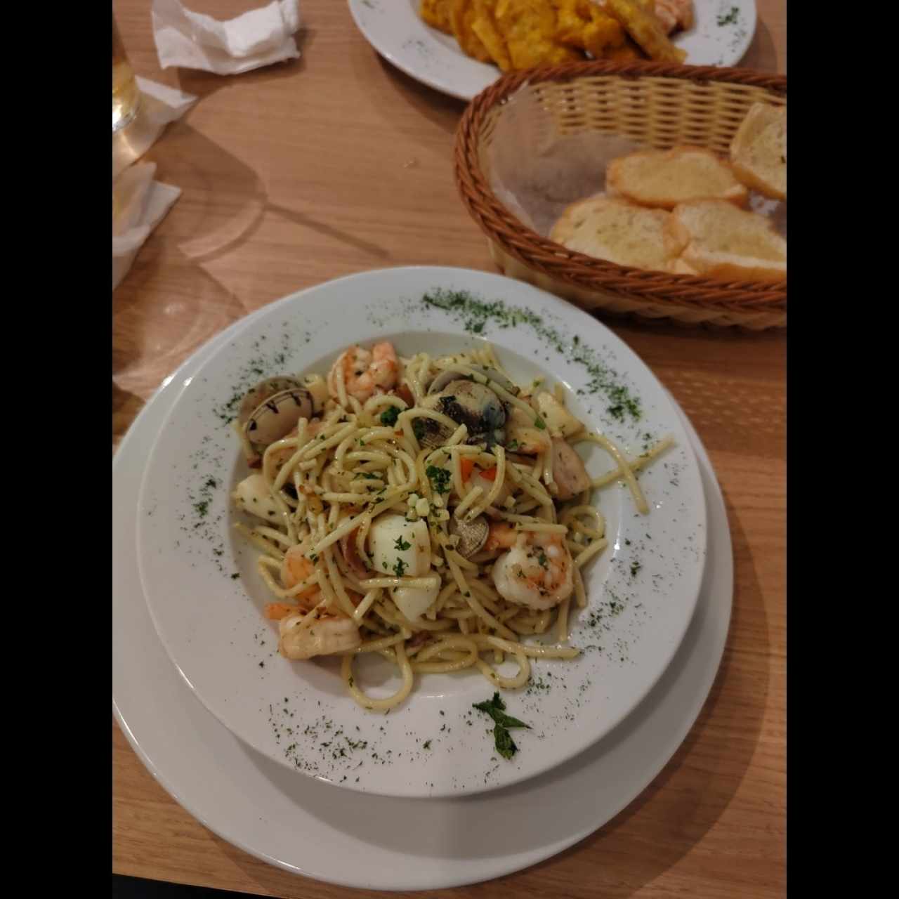 Spaghetti a la pescatore