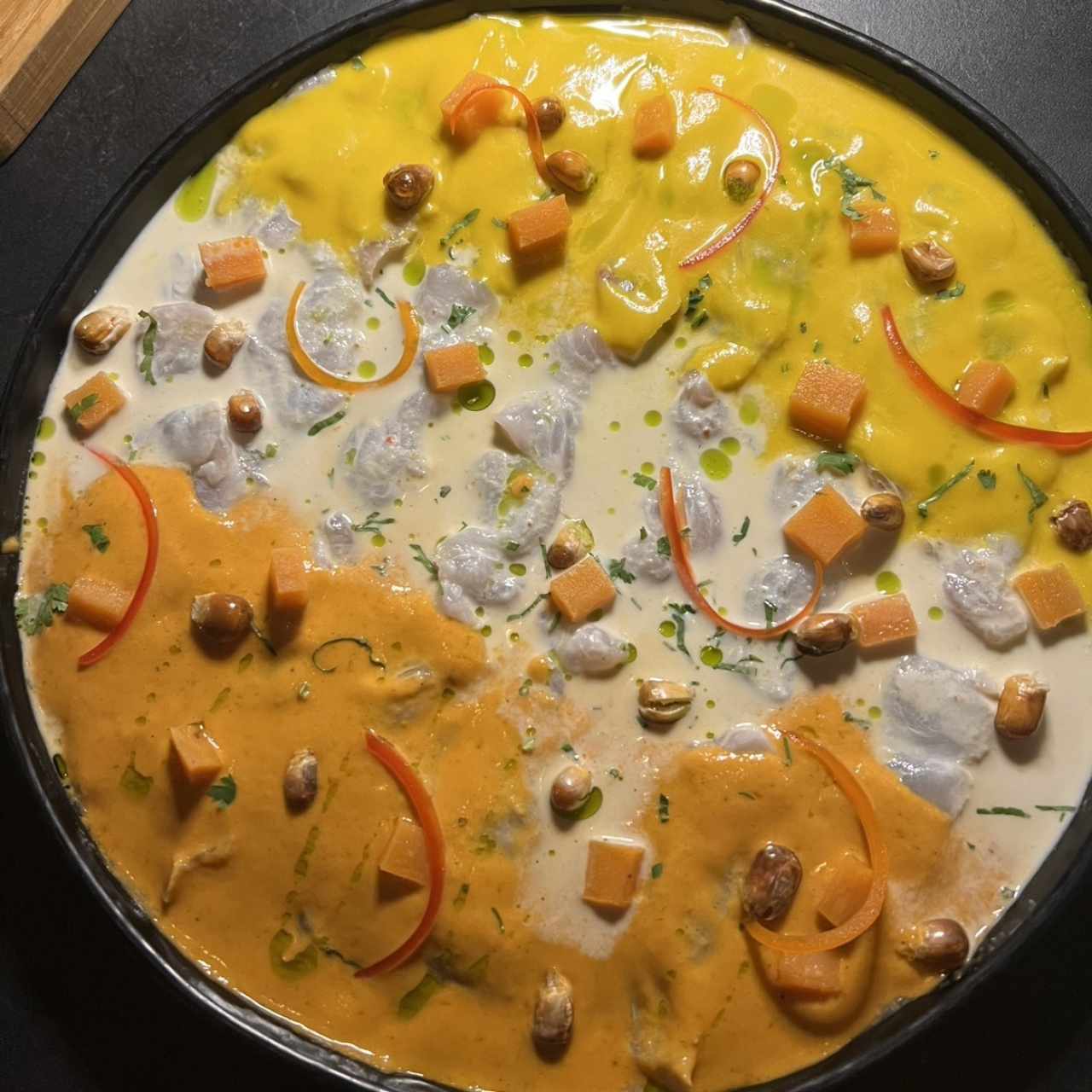 Tiradito tricolor