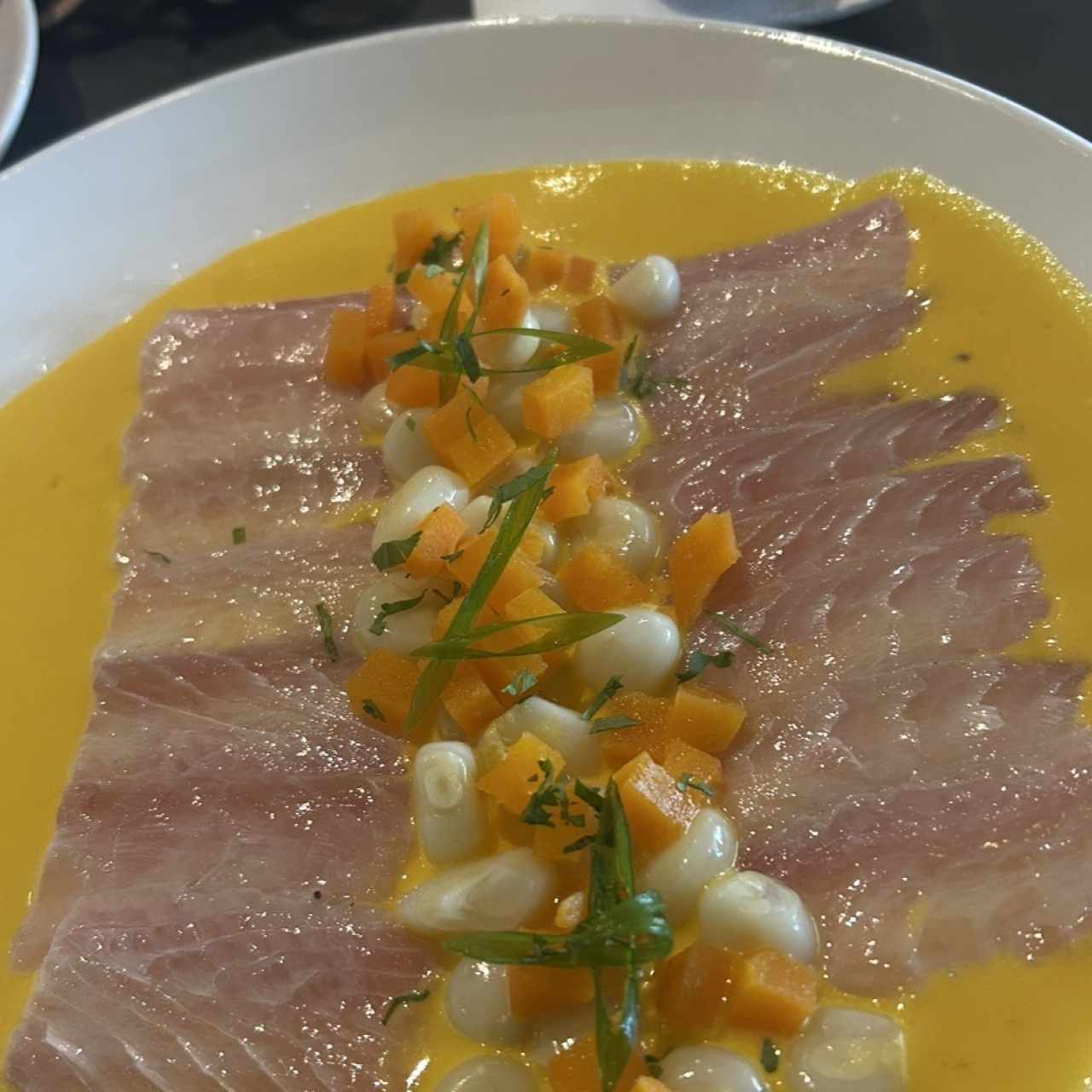Tiradito de pescado