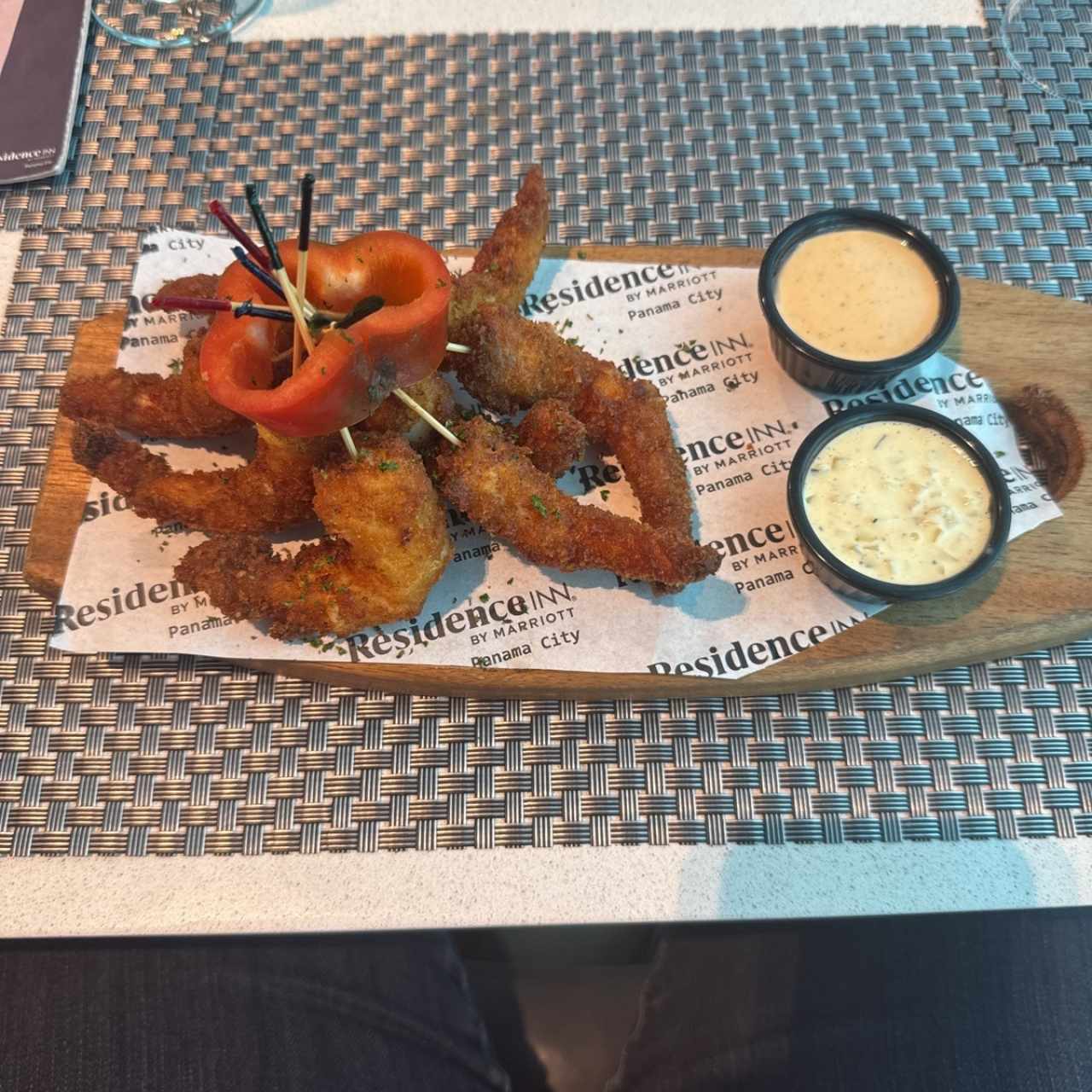Camarones apanados