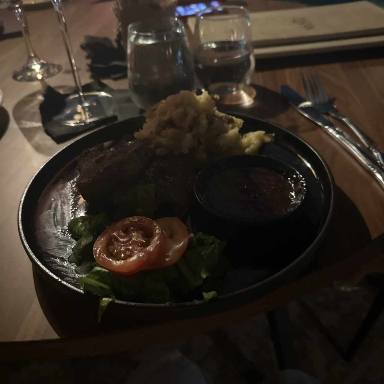 Filete de res sl vino tinto