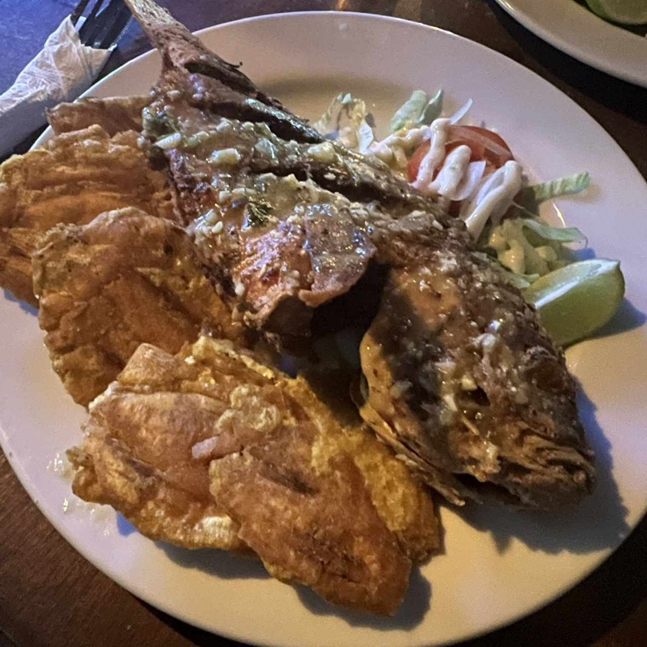 Pescado frito