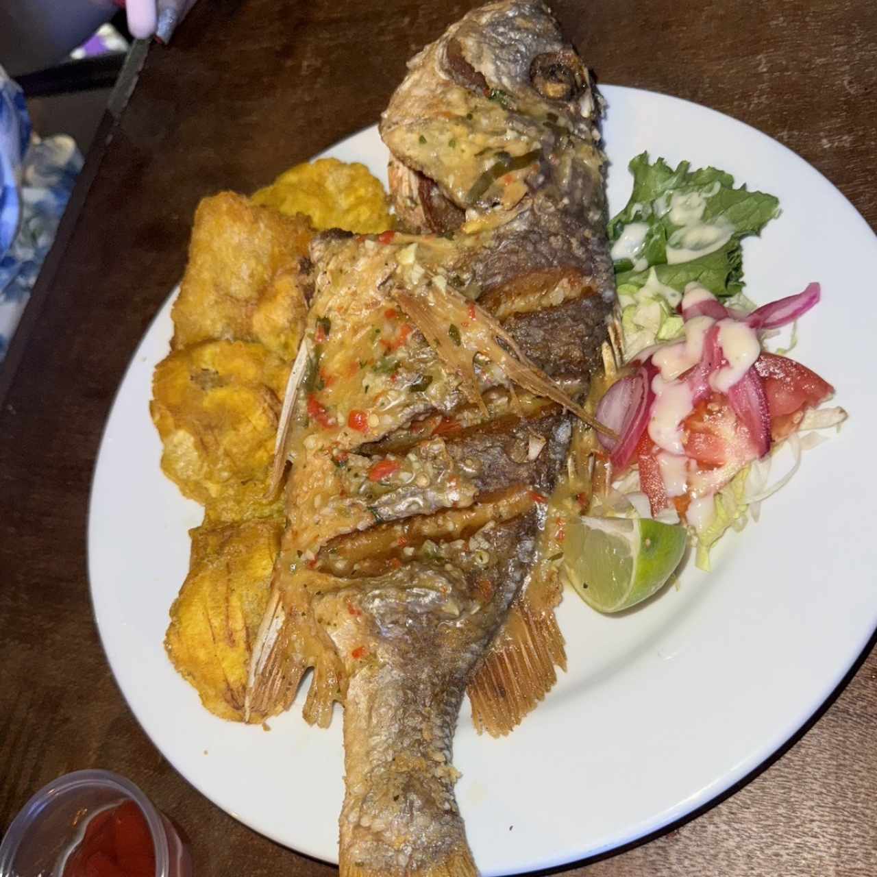 Pescado frito