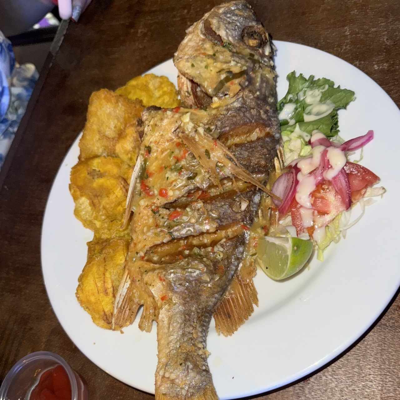 Pescado frito