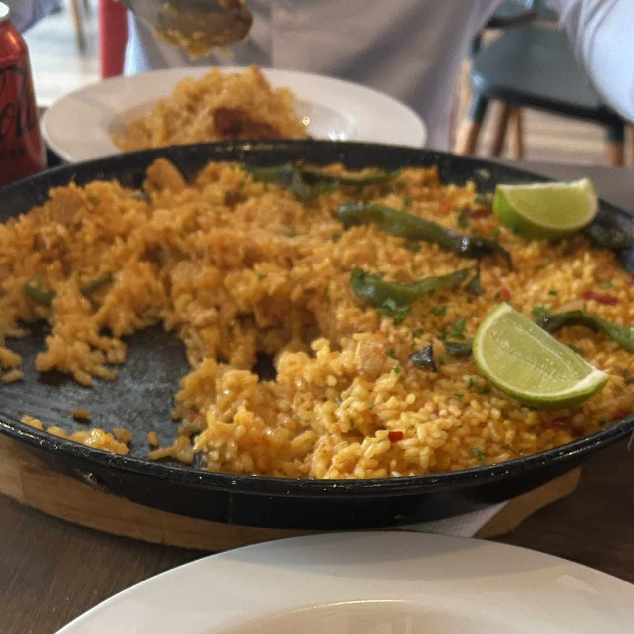 Paella de carne