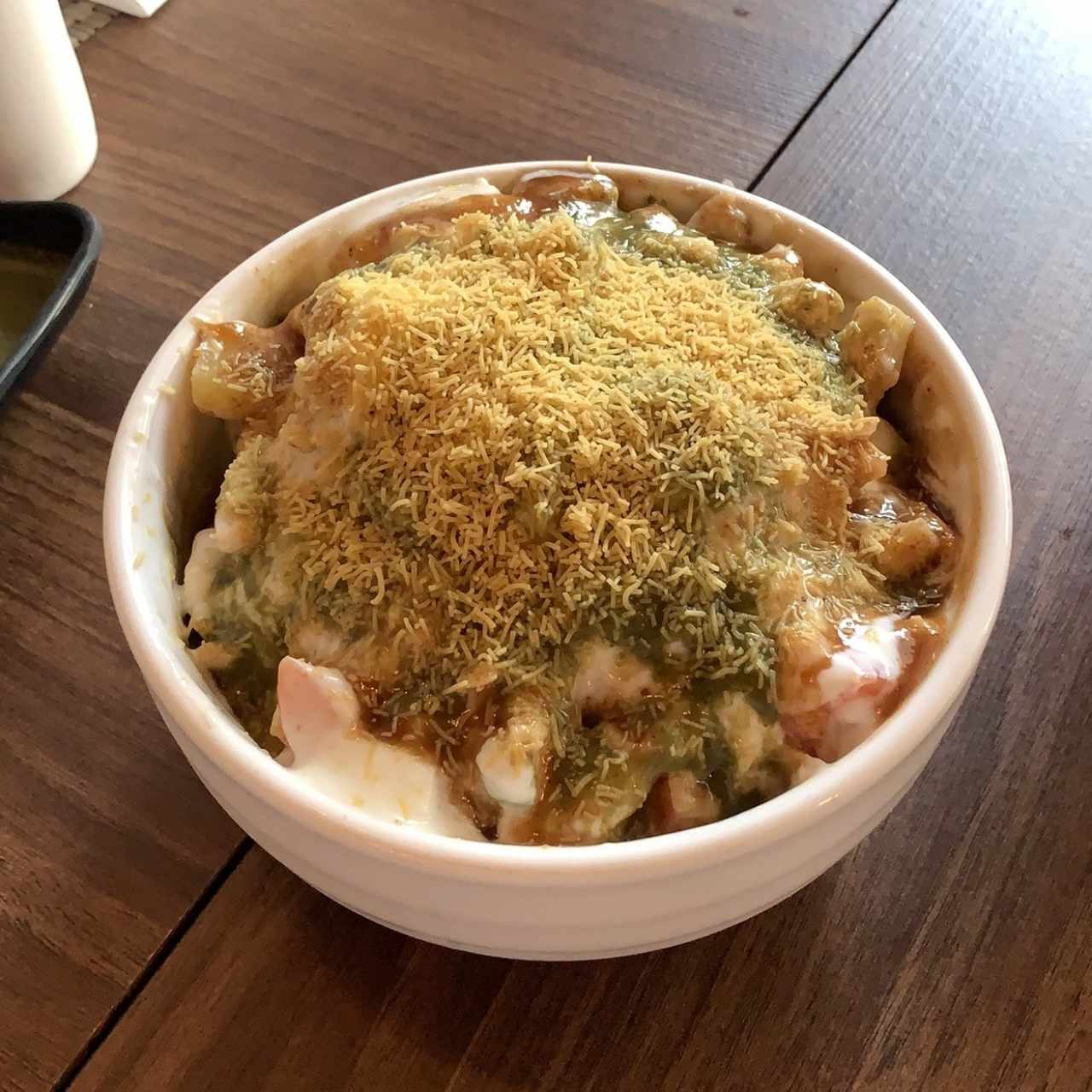 Papri Chaat.   Adoro esta ensalada. 