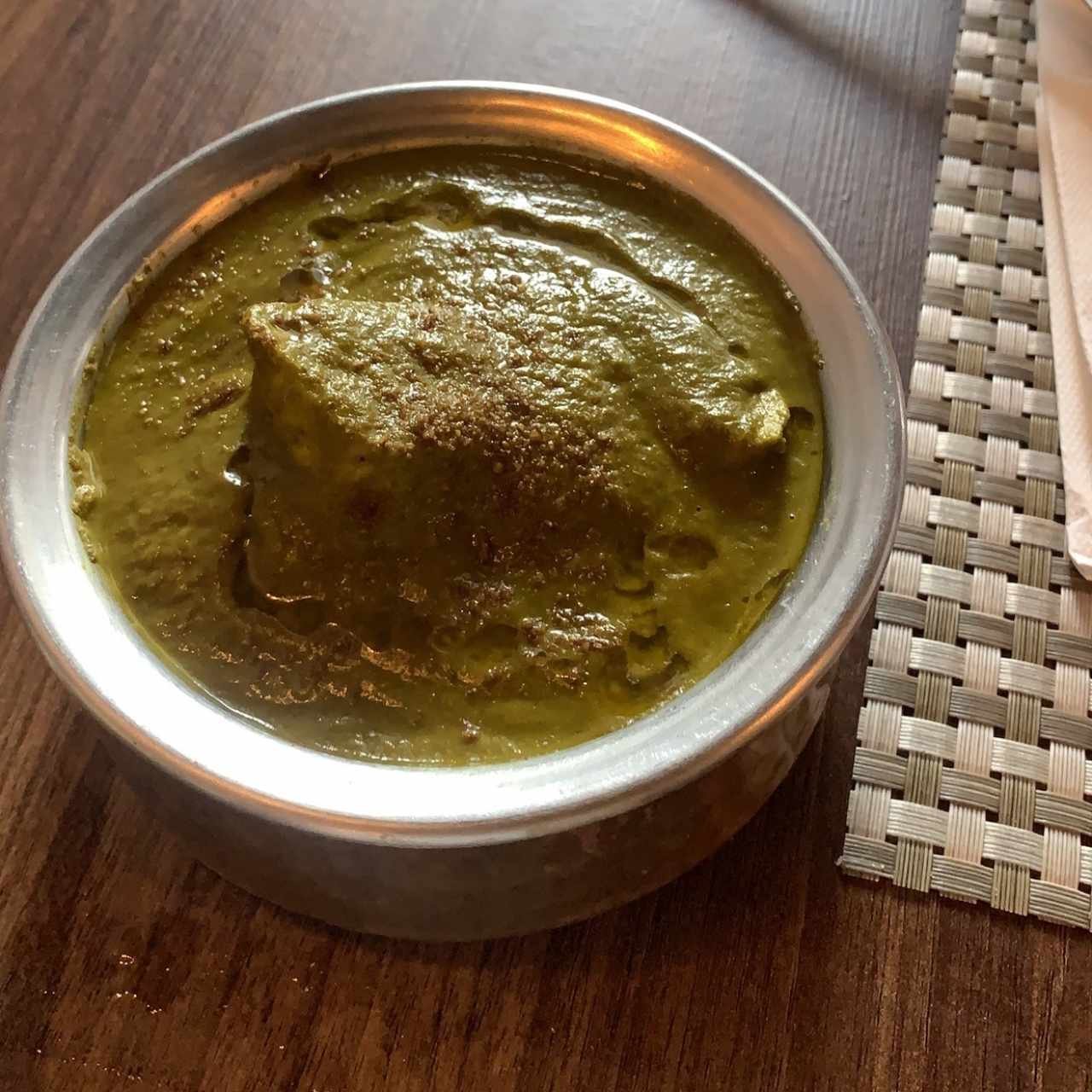 Pollo en Salsa de espinaca
