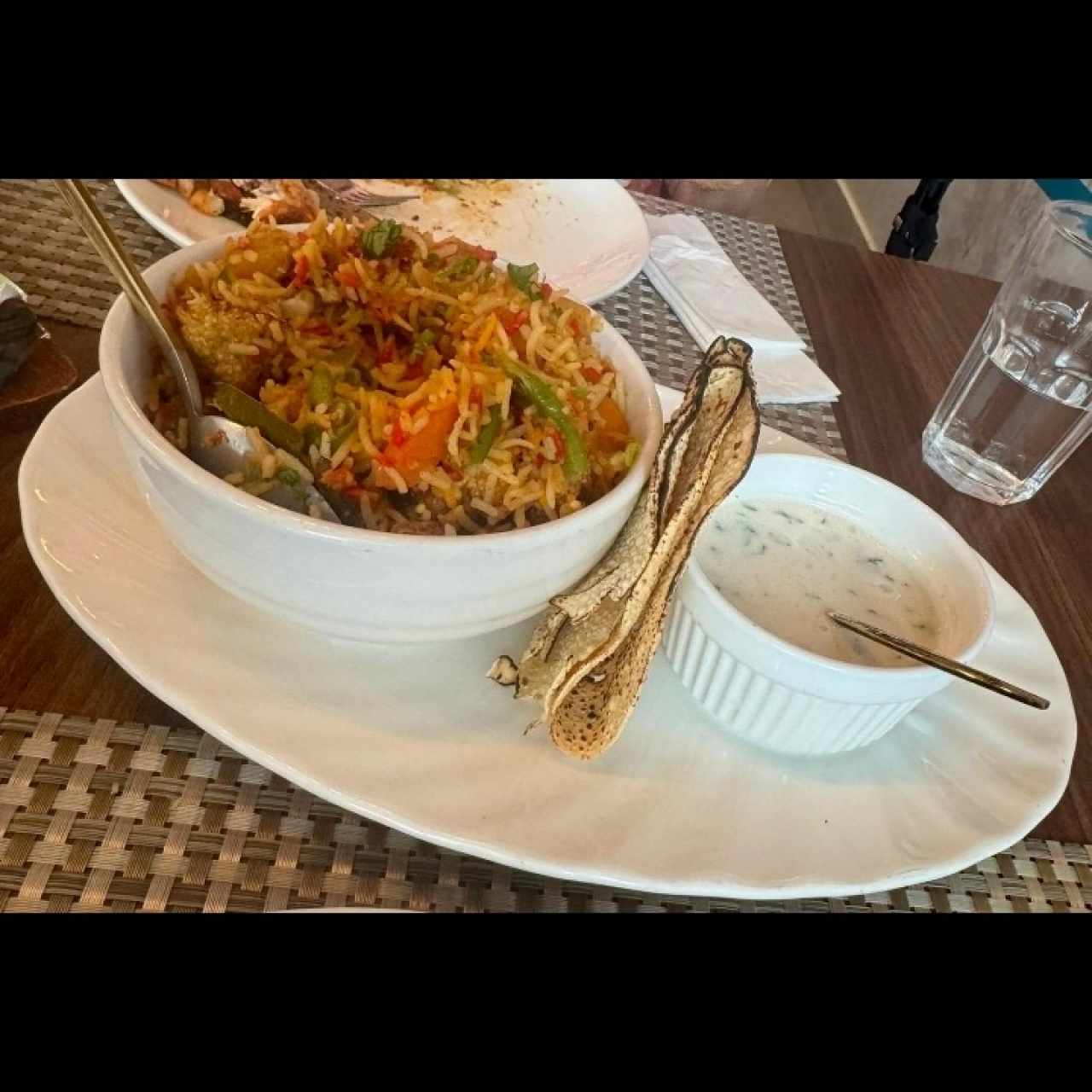 Vegetales biryani 
