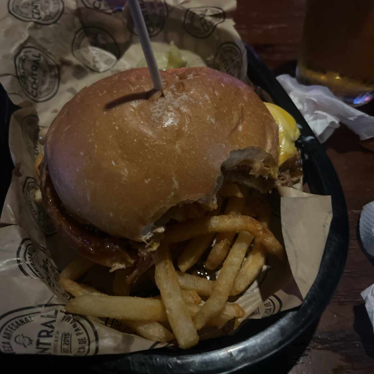 Pulled pork sandwich 