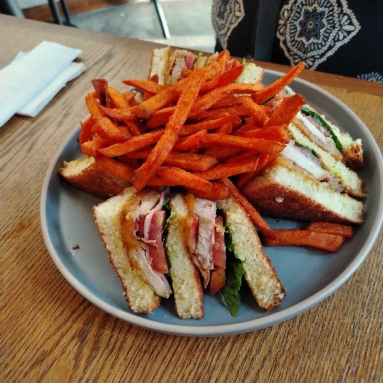 Sandwiches - Super Club sándwich camote frito 