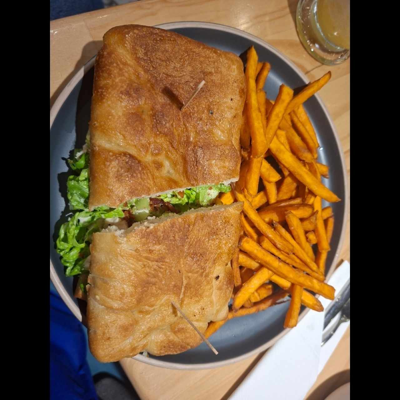 Chicken Bacon Caesar Sandwich
