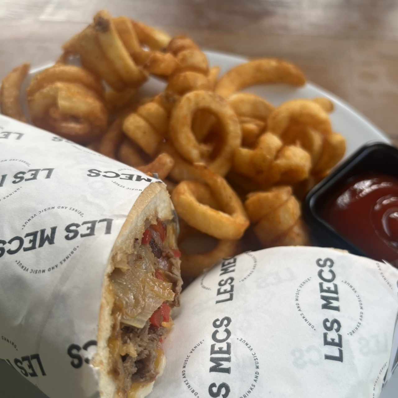 Burrito emparedad carne pimenton