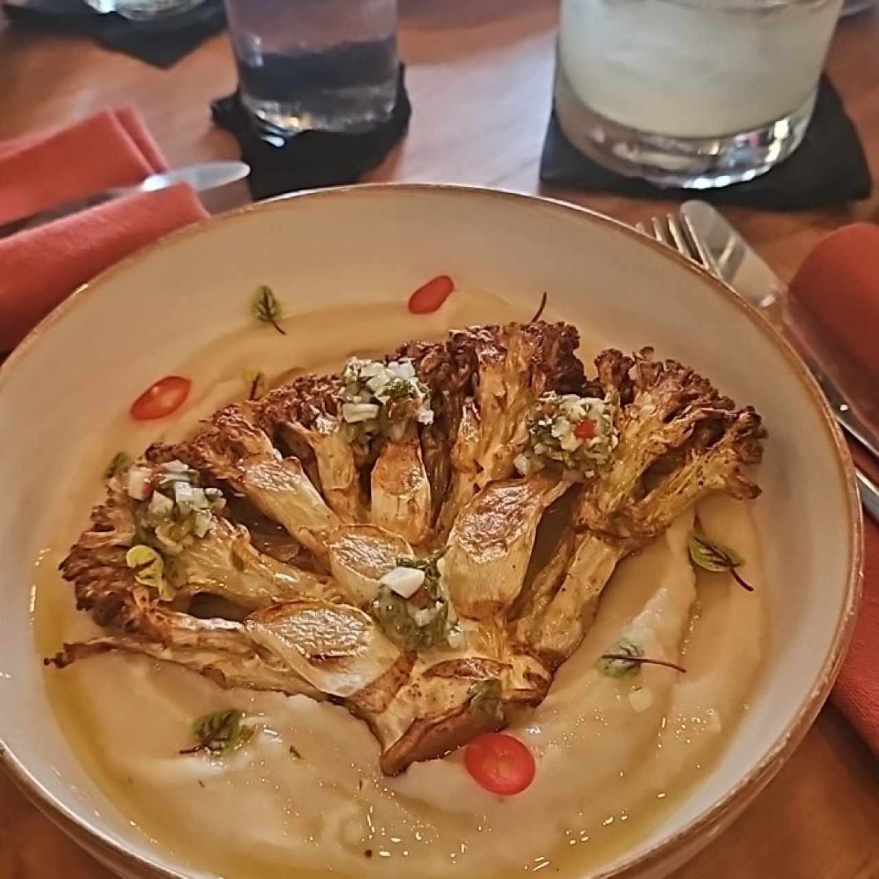 PLATOS PRINCIPALES - FILETE DE COLIFLOR