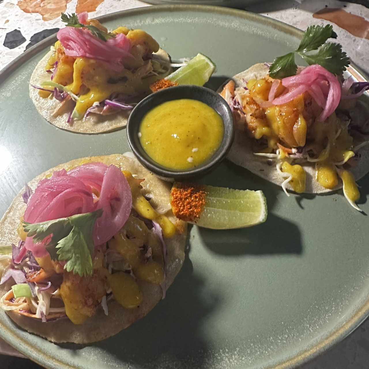 Tacos de camaron 