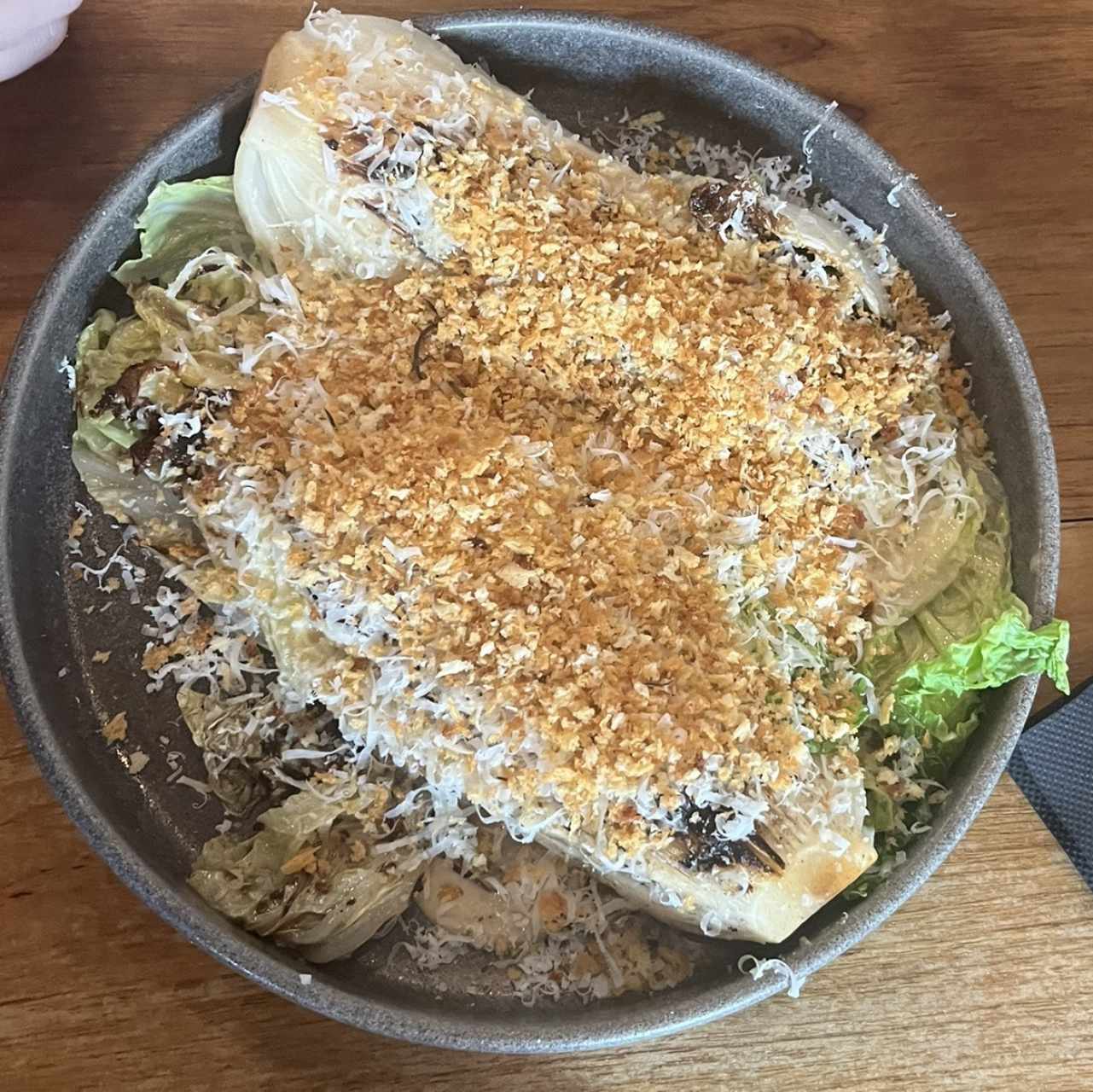 ENSALADA CESAR A LA PLANCHA
