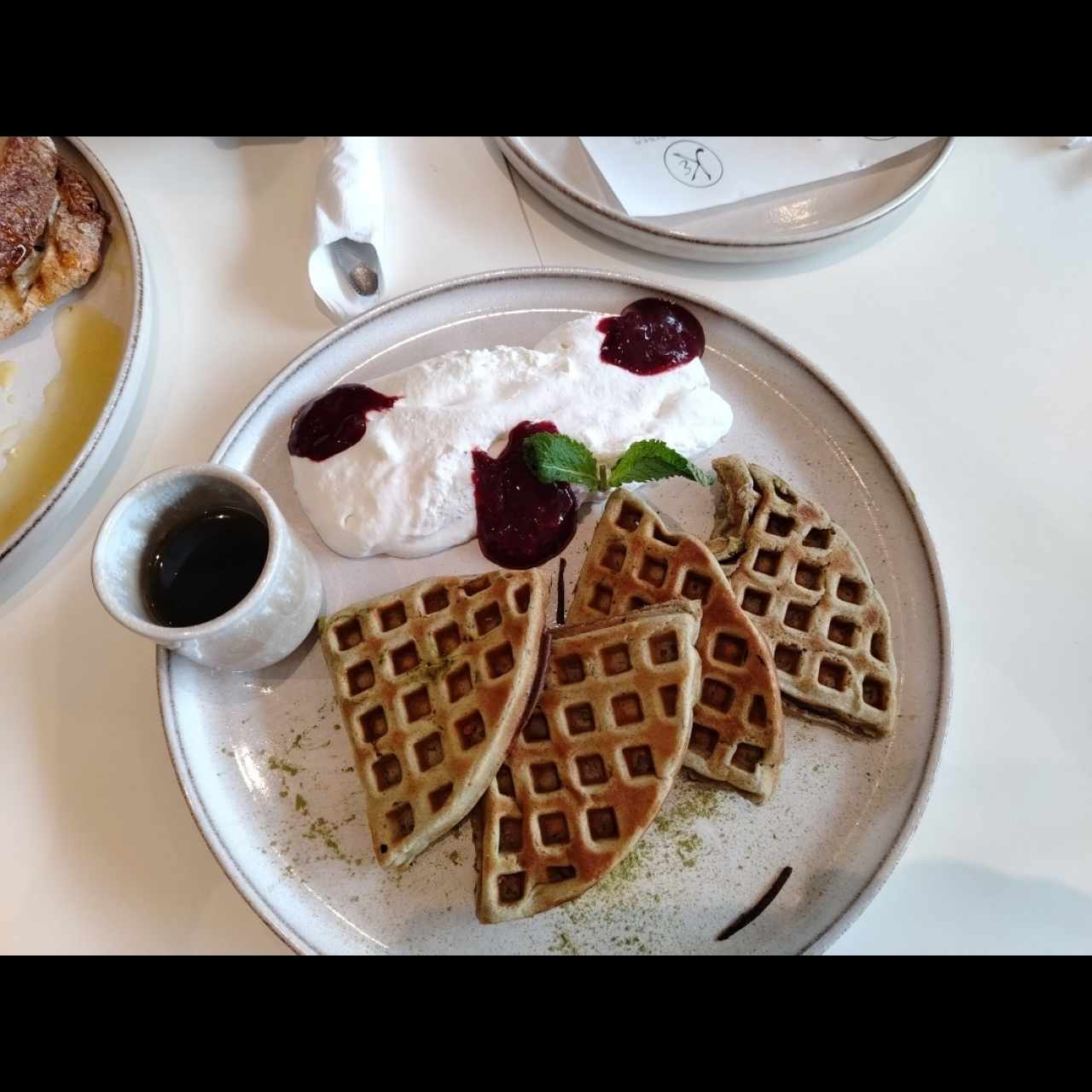 Matcha Waffles