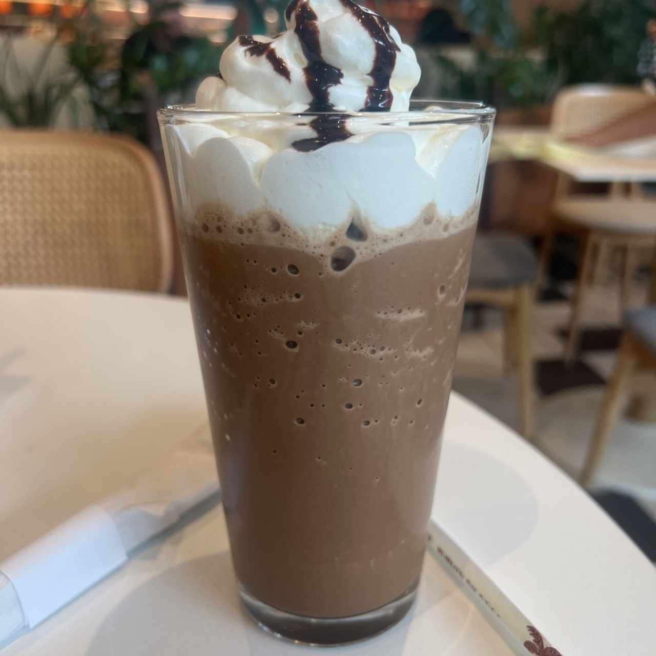 Frappé de chocolate