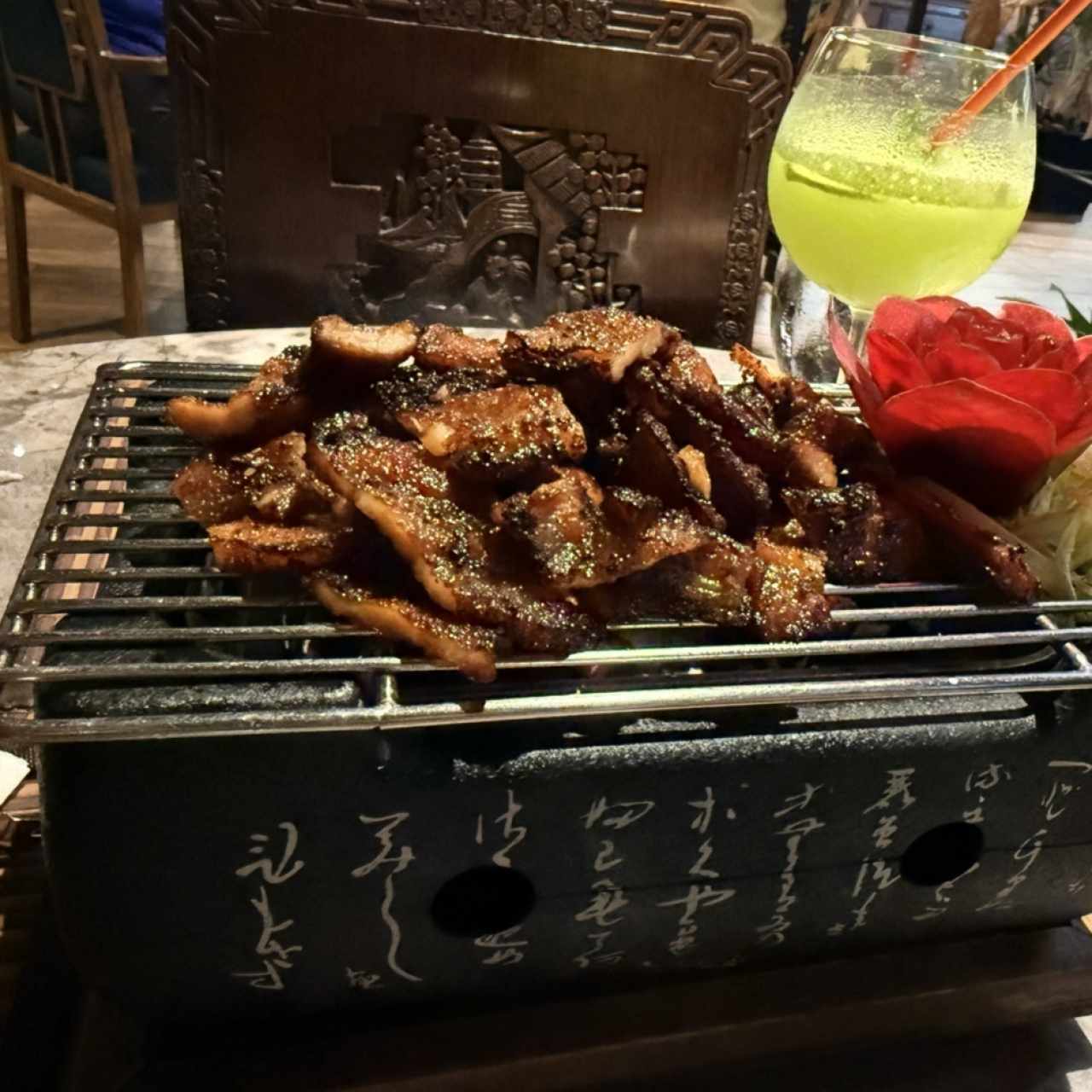 Puerco al carbón