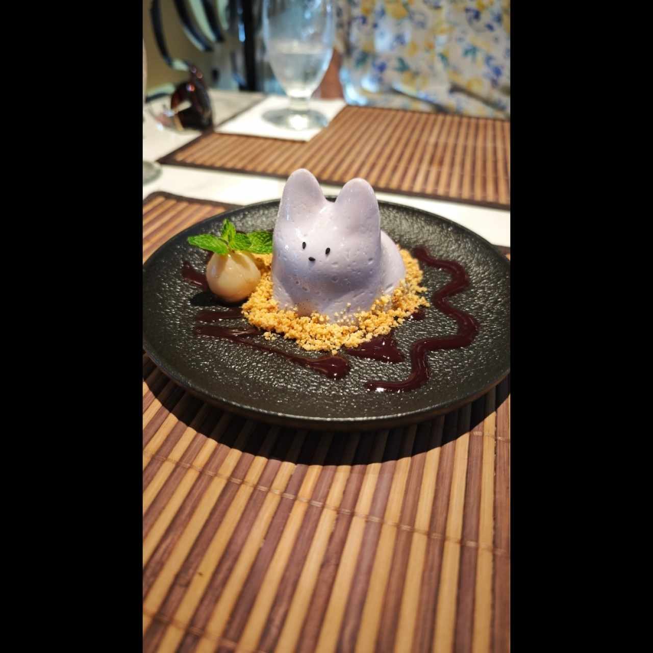 Panacota de blueberry 