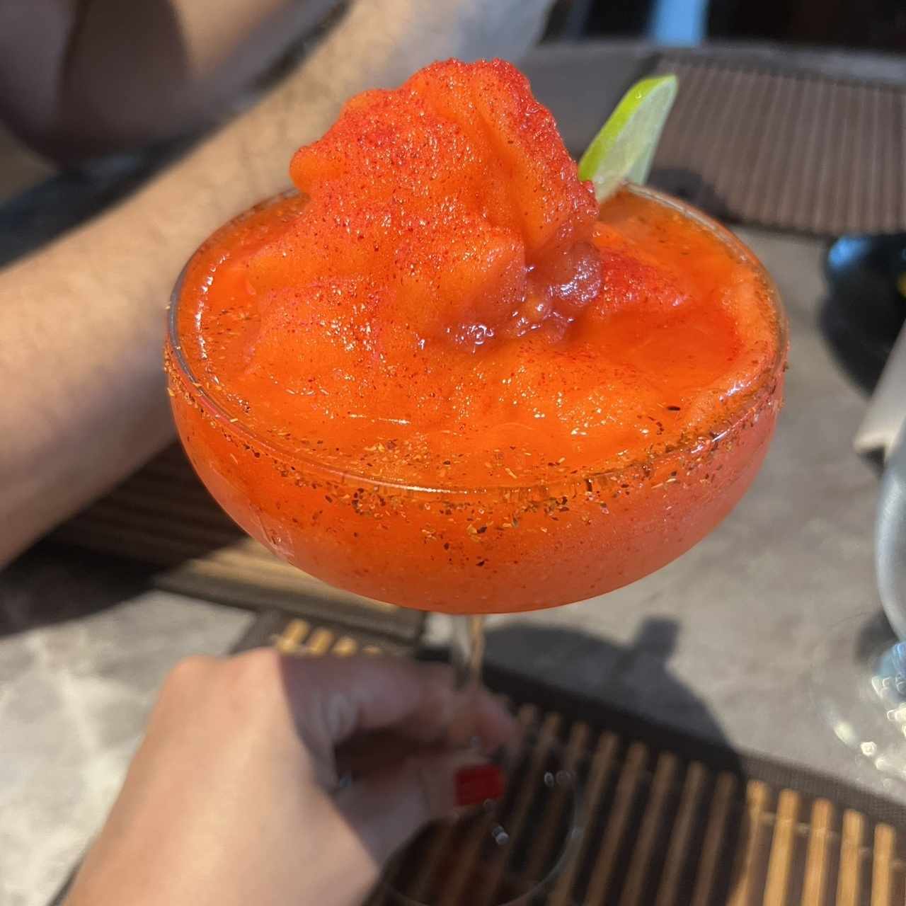 Margarita de Mango con Saldito