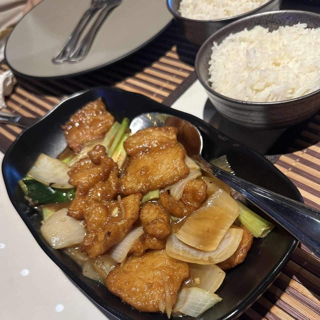 Pescado al Wok