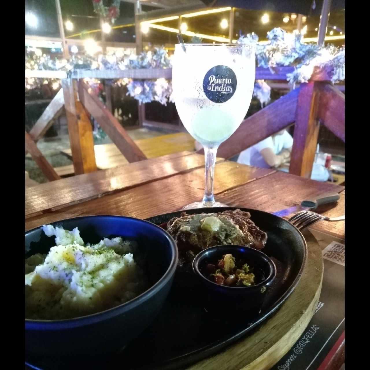 Ribeye con puré 
