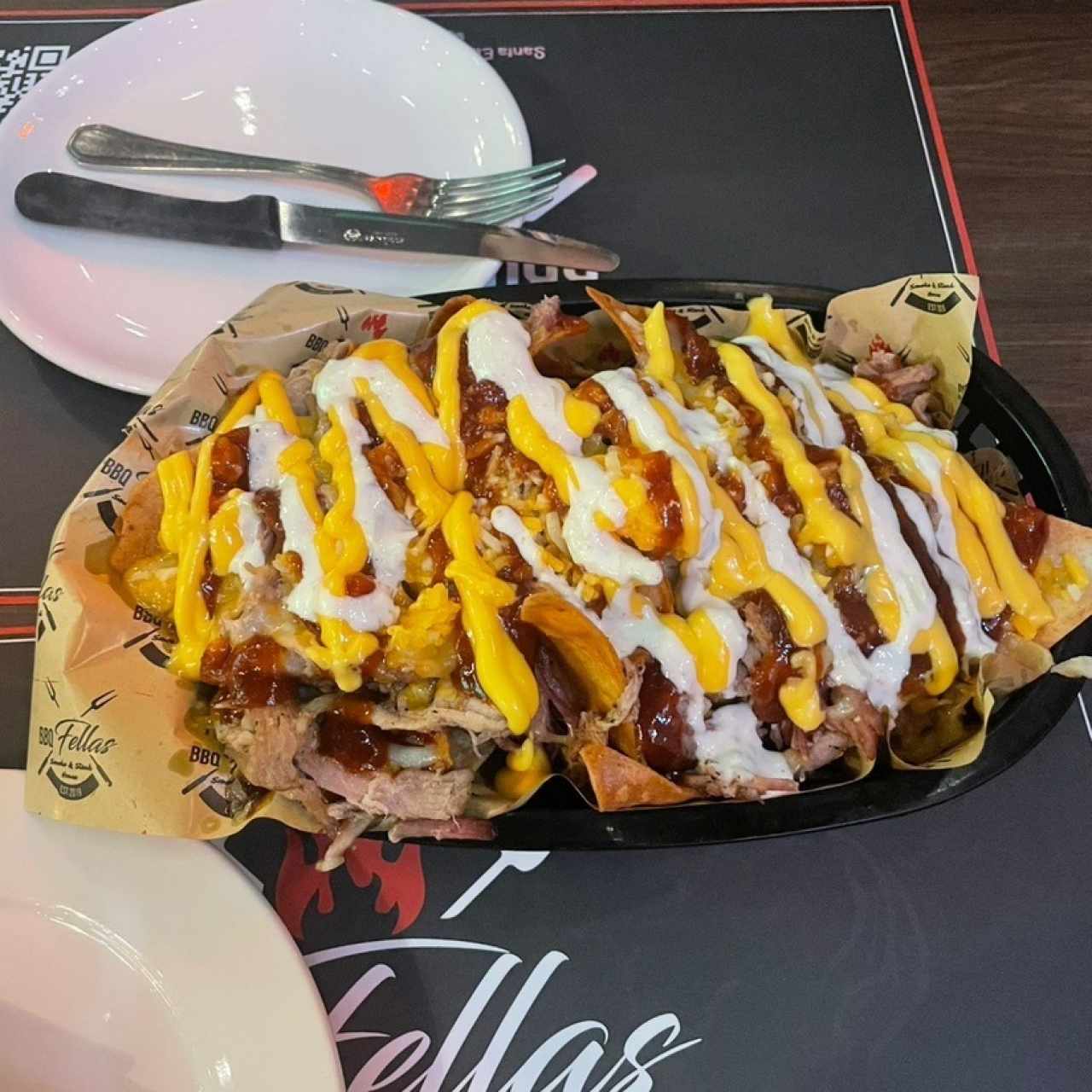 Nachos de pulled pork