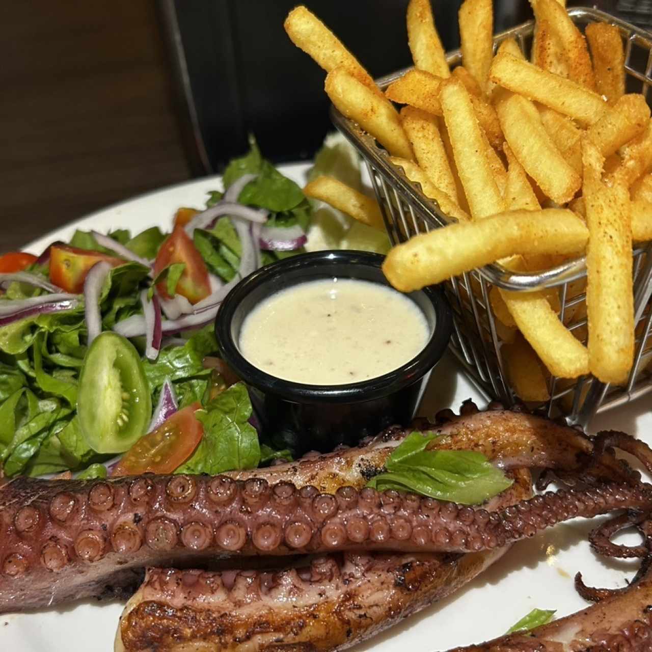 Pulpo al carbón