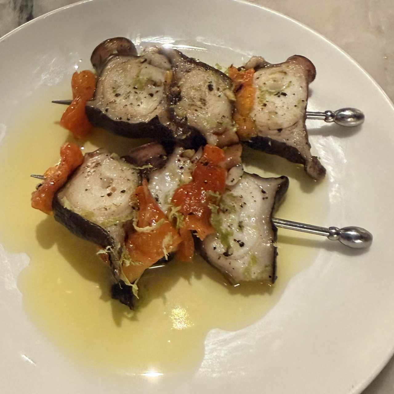 Pinchos de pulpo