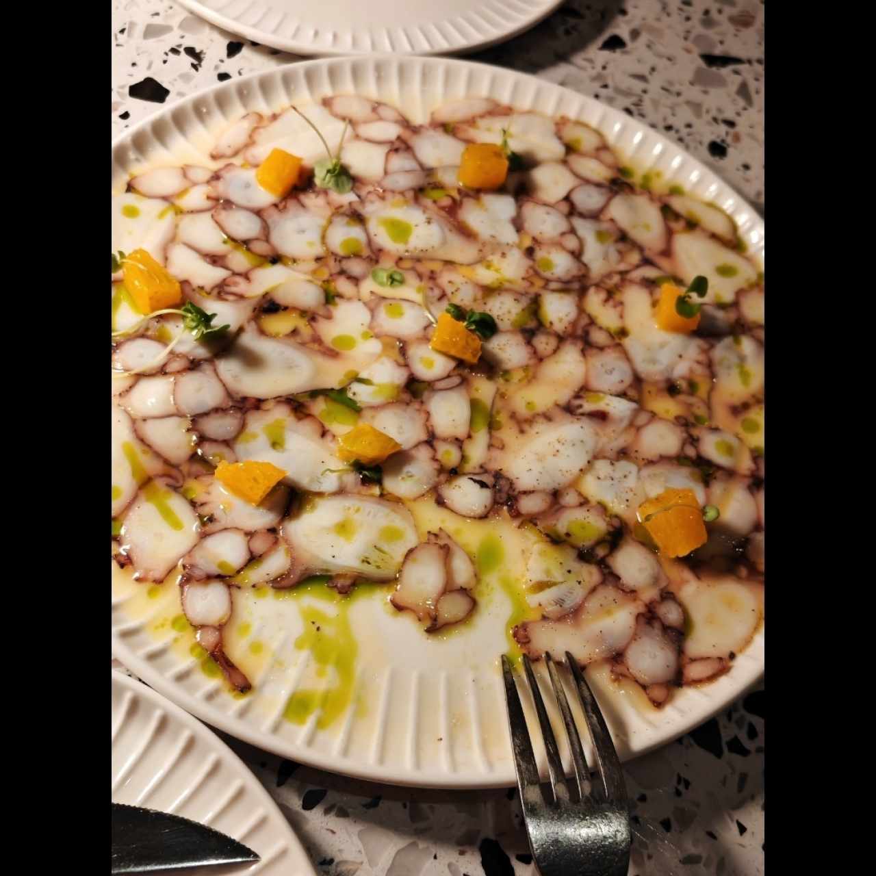 ANTIPASTI - Carpaccio di Polpo