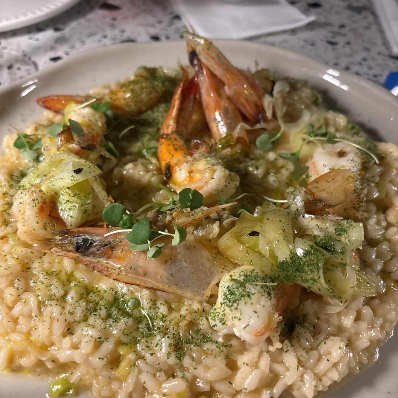 Risotto Gambero al limone
