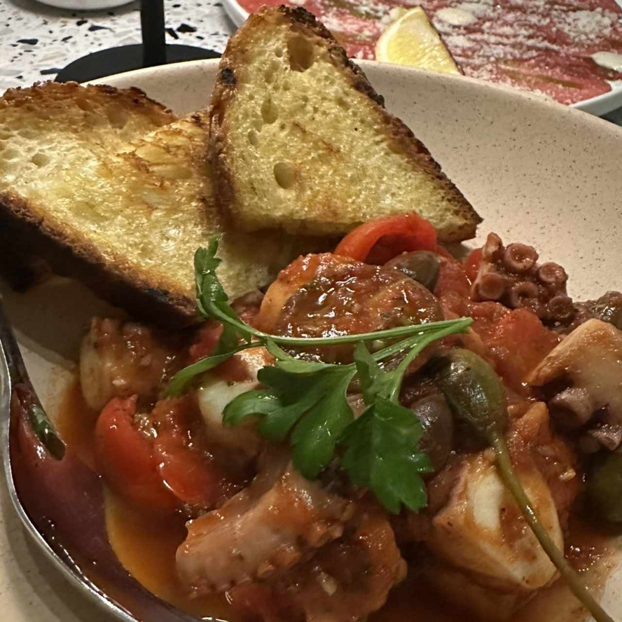 Polpo alla Luciana
