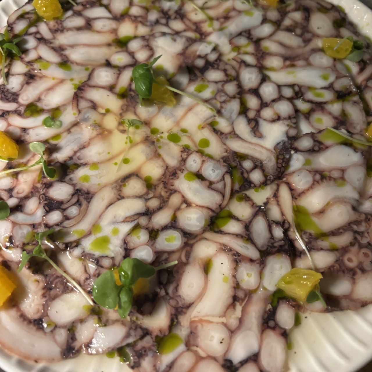 ANTIPASTI - Carpaccio di Polpo