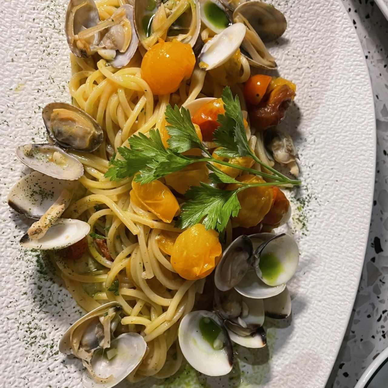 Spaguette con vongole