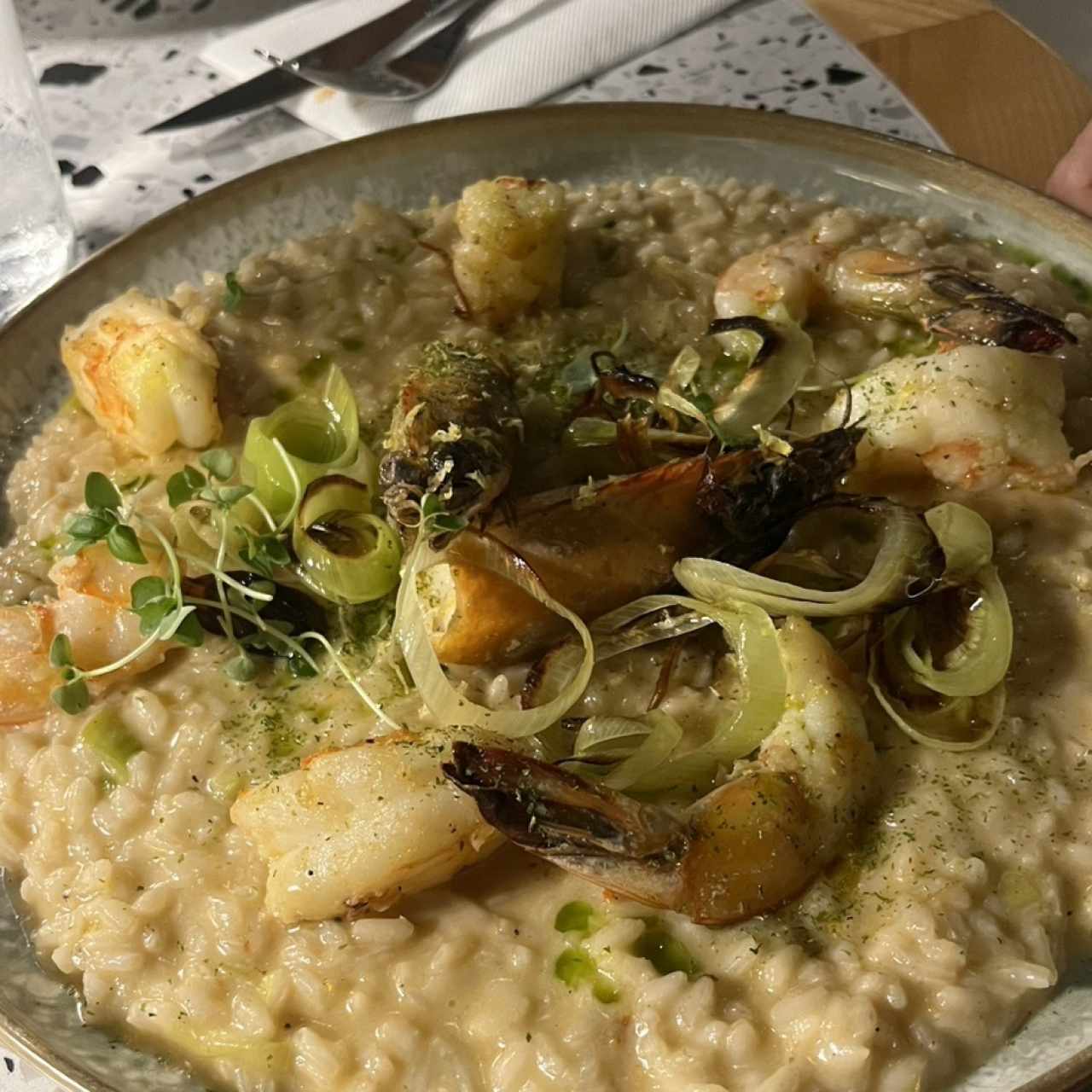 Risotto Gambero al limone