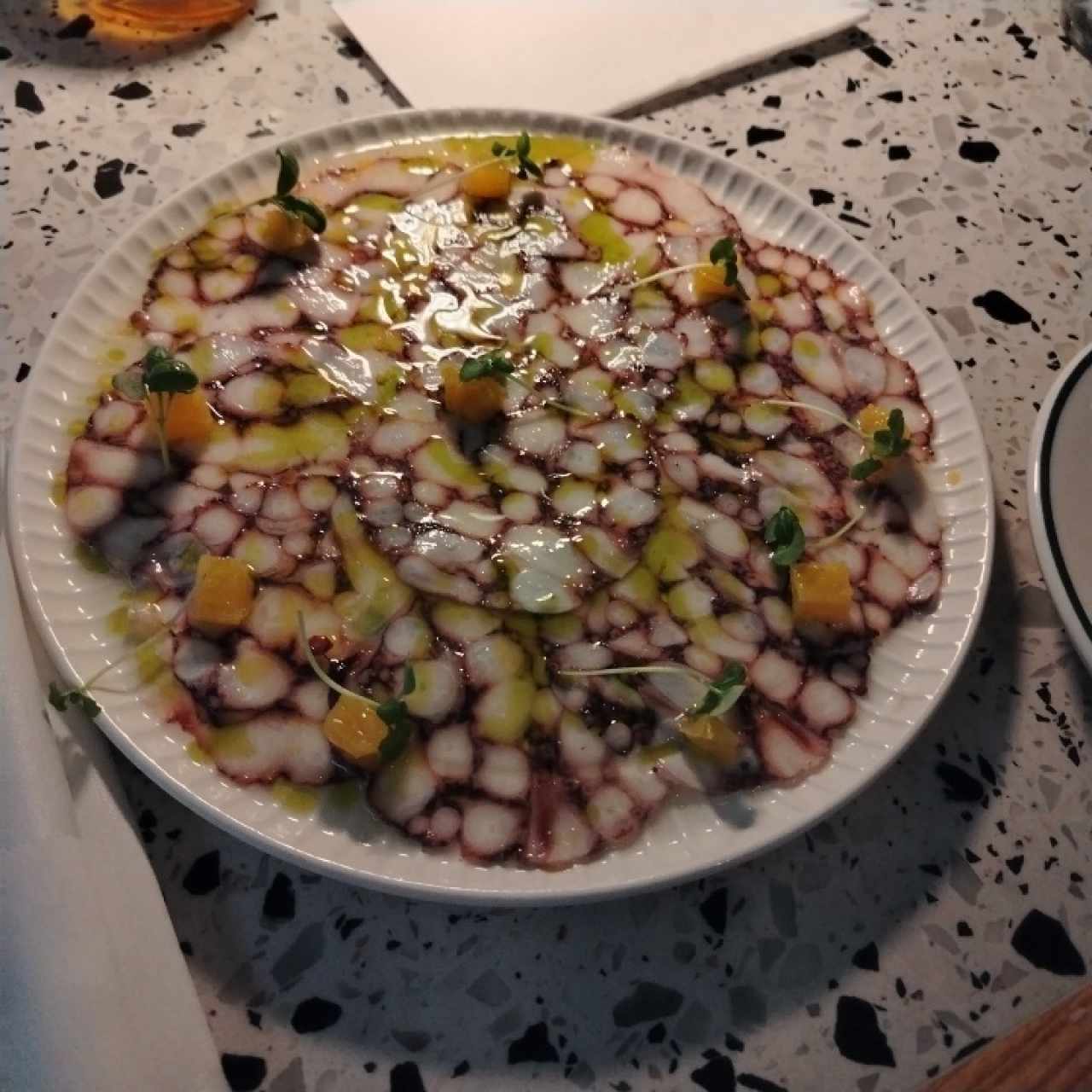 ANTIPASTI - Carpaccio di Polpo
