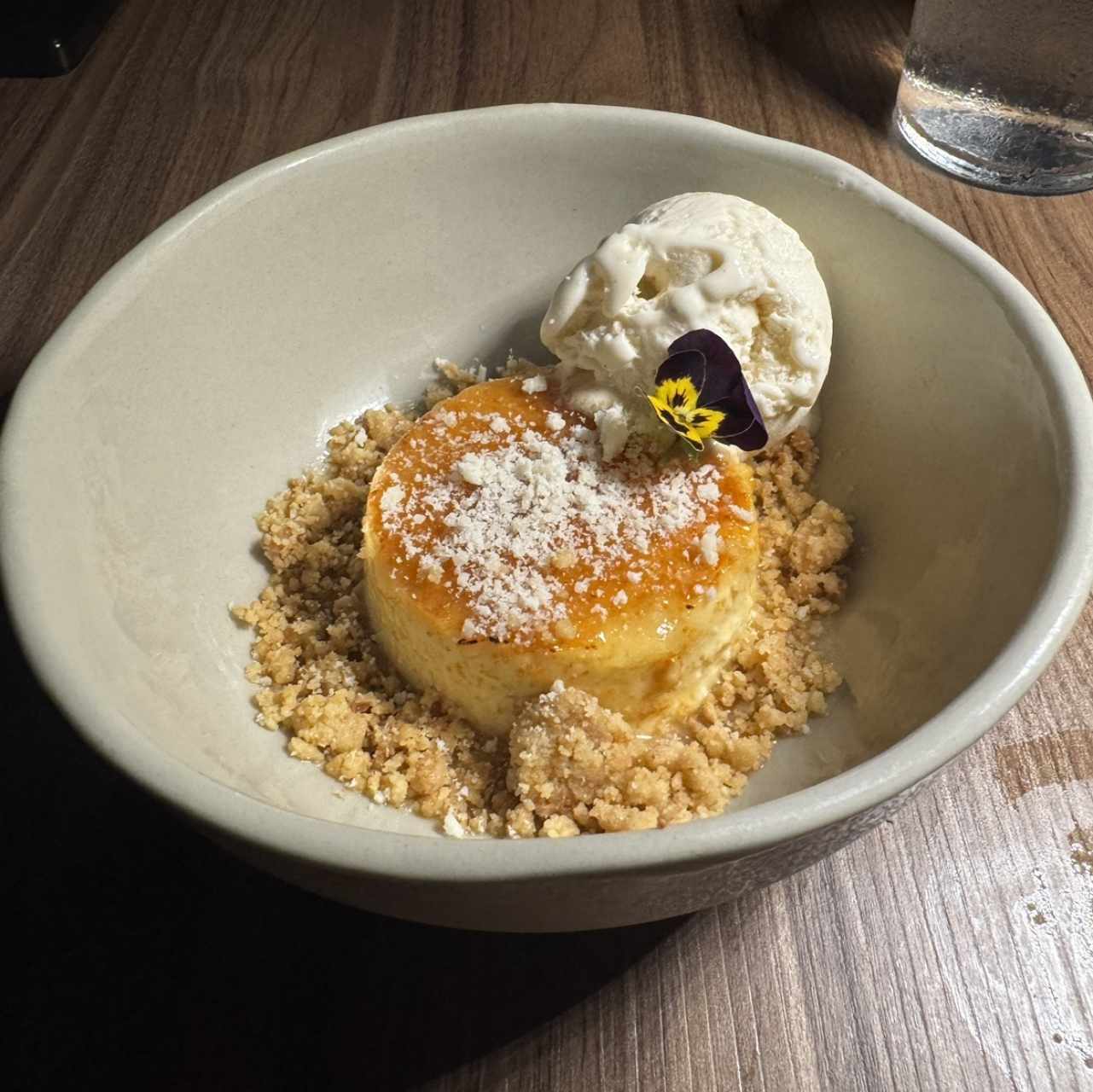 Flan de 4 quesos