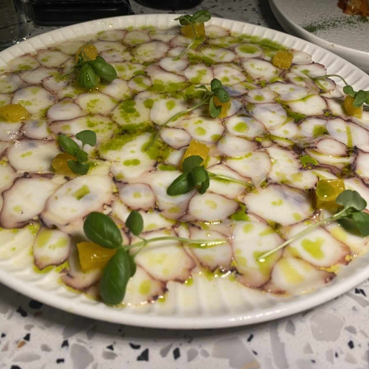 ANTIPASTI - Carpaccio di Polpo